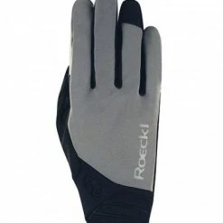 Roeckl Rotterdam Winter Fahrrad Handschuhe Silberfarben/schwarz 2022