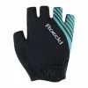 Roeckl Naturns Fahrrad Handschuhe Kurz Schwarz/türkis 2022