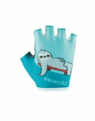 Roeckl Trient Kinder Fahrrad Handschuhe Kurz Türkis Grün 2023 3 Roeckl Trient Kinder Fahrrad Handschuhe Kurz Türkis Grün 2023