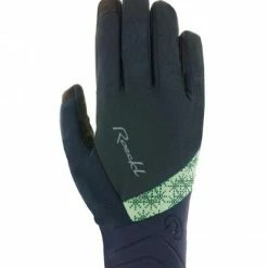 Roeckl Sports Roeckl Waldau Damen Winter Fahrrad Handschuhe Lang Schwarz/grün 2023