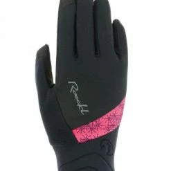 Roeckl Sports Roeckl Waldau Damen Winter Fahrrad Handschuhe Lang Schwarz/coral 2023