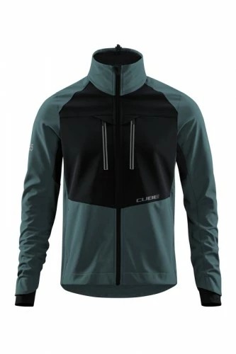 Cube Blackline Softshell Fahrrad Jacke Schwarz/grau 2023 3 Cube Blackline Softshell Fahrrad Jacke Schwarz/grau 2023