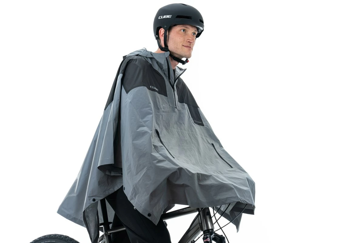 Cube ATX Utility Safety Regen Poncho Silberfarben/grau 2023 7 Cube ATX Utility Safety Regen Poncho Silberfarben/grau 2023 – Bild 5