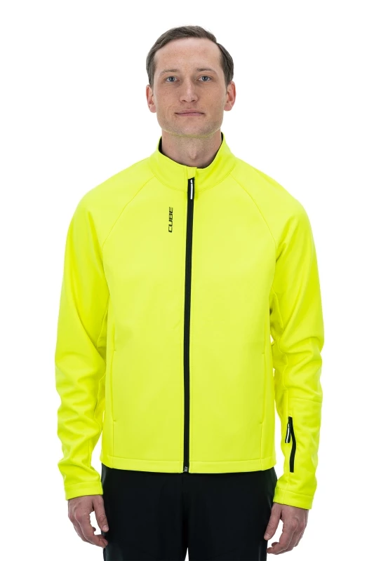 Cube ATX Softshell Safety Fahrrad Wind / Regenjacke Gelb 2023 4 Cube ATX Softshell Safety Fahrrad Wind / Regenjacke Gelb 2023 – Bild 2
