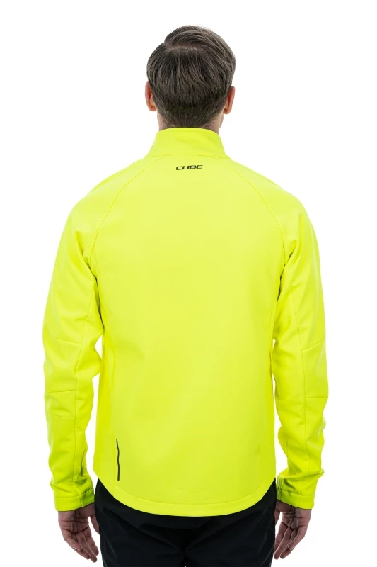 Cube ATX Softshell Safety Fahrrad Wind / Regenjacke Gelb 2023 5 Cube ATX Softshell Safety Fahrrad Wind / Regenjacke Gelb 2023 – Bild 3