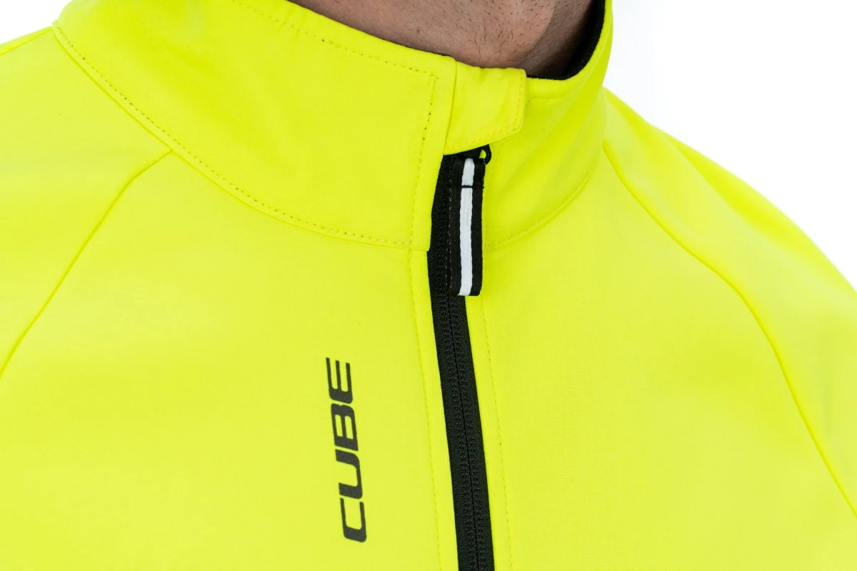 Cube ATX Softshell Safety Fahrrad Wind / Regenjacke Gelb 2023 6 Cube ATX Softshell Safety Fahrrad Wind / Regenjacke Gelb 2023 – Bild 4