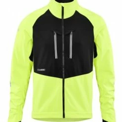 Cube Blackline 365 Safety Softshell Fahrrad Jacke Gelb/schwarz 2023