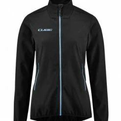 Cube ATX Cmpt Softshell Damen Fahrrad Jacke Schwarz 2023