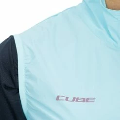 Cube ATX Cmpt Damen Fahrrad Windweste Blau 2023 -Brillen Verkäufe 12415D01