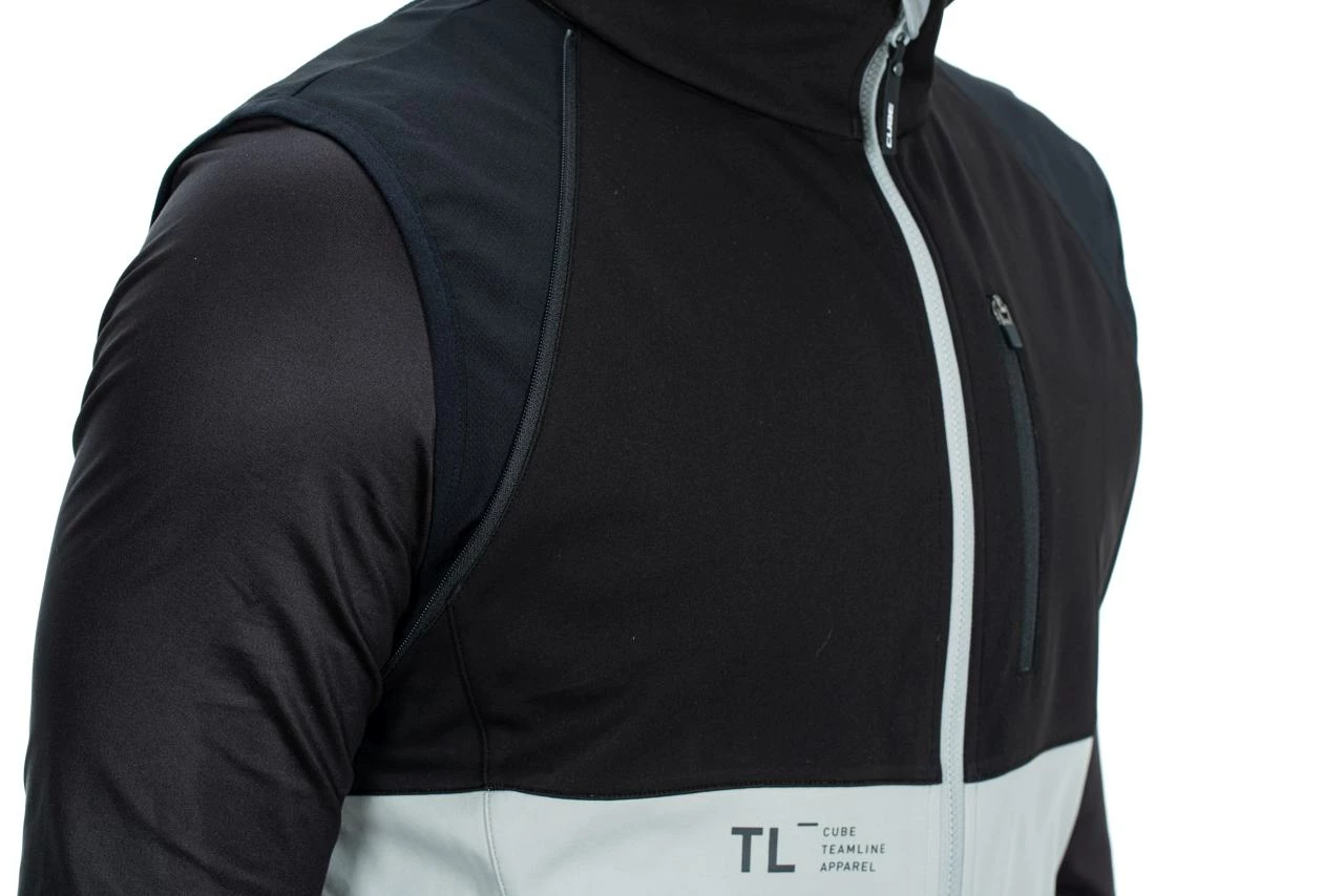Cube Teamline Fahrrad Multifunktionsjacke Schwarz/grau 2023 8 Cube Teamline Fahrrad Multifunktionsjacke Schwarz/grau 2023 – Bild 6