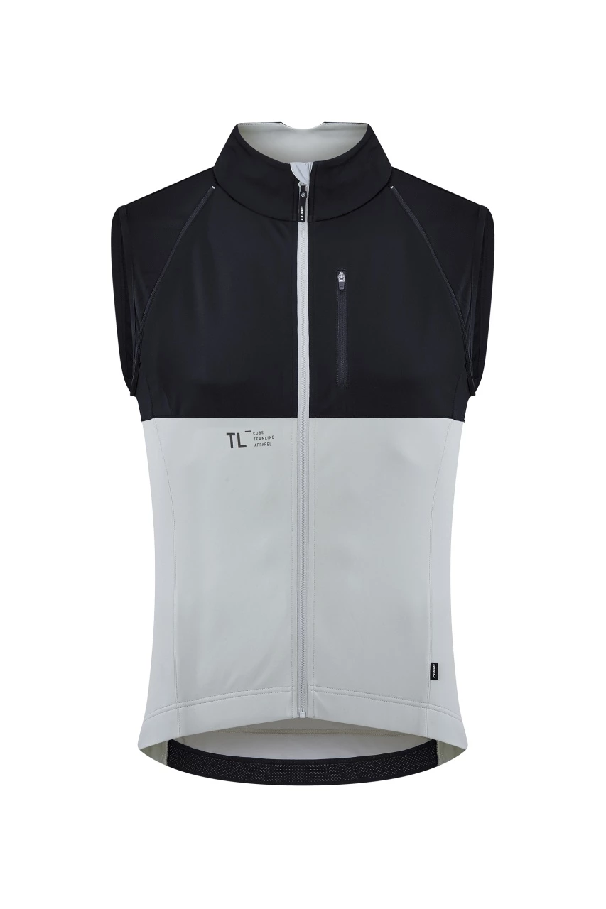 Cube Teamline Fahrrad Multifunktionsjacke Schwarz/grau 2023 4 Cube Teamline Fahrrad Multifunktionsjacke Schwarz/grau 2023 – Bild 2