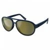 Scott Bass Sport / Freizeit Brille Blau/goldfarben Chrome