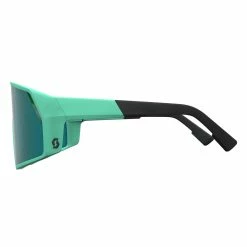 Scott Pro Shield Wechselscheiben Fahrrad Brille Türkis/grün Chrome -Brillen Verkäufe 2892327486121B