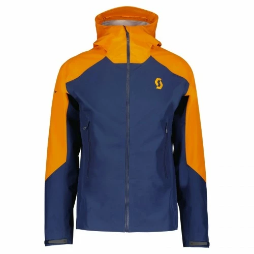 Scott Explorair Light Dryo 3L Outdoor / Sport Regenjacke Midnight Blau/orange 2022 3 Scott Explorair Light Dryo 3L Outdoor / Sport Regenjacke Midnight Blau/orange 2022