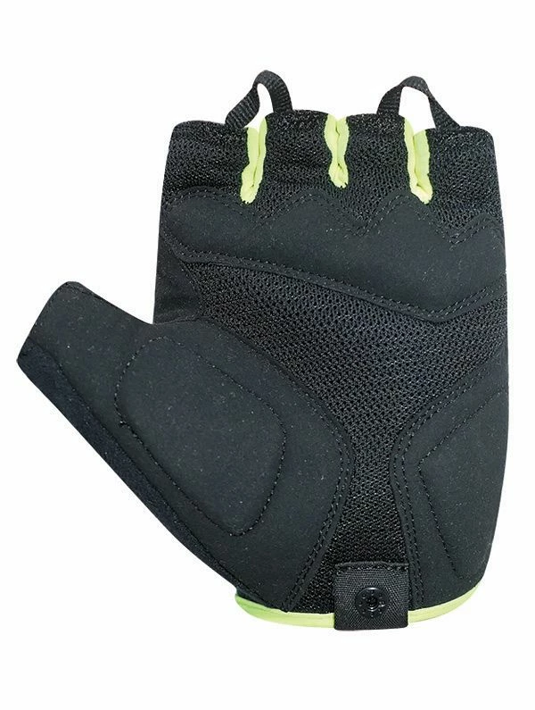 Chiba Air Plus Reflex Fahrrad Handschuhe Kurz Schwarz/weiß/gelb 2023 4 Chiba Air Plus Reflex Fahrrad Handschuhe Kurz Schwarz/weiß/gelb 2023 – Bild 2
