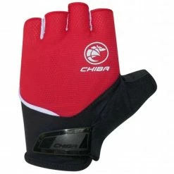 Chiba Sport Fahrrad Handschuhe Kurz Rot/schwarz 2023