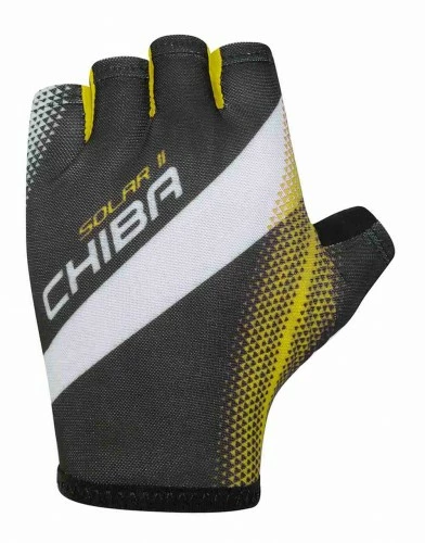 Chiba Solar II Fahrrad Handschuhe Kurz Schwarz/gelb 2023 3 Chiba Solar II Fahrrad Handschuhe Kurz Schwarz/gelb 2023