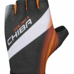 Chiba Solar II Fahrrad Handschuhe Kurz Schwarz/orange 2022