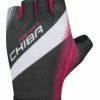 Chiba Solar II Fahrrad Handschuhe Kurz Schwarz/pink 2022