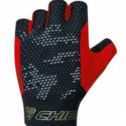Chiba Pure Race Fahrrad Handschuhe Kurz Schwarz/rot 2023