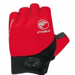 Chiba BioXCell Road Fahrrad Handschuhe Kurz Rot/schwarz 2023