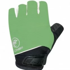Chiba BioXCell Damen Fahrrad Handschuhe Kurz Grün/schwarz 2023