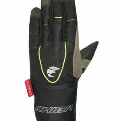 Chiba Pro Summer Fahrrad Handschuhe Lang Mit Regenüberzug Schwarz 2022