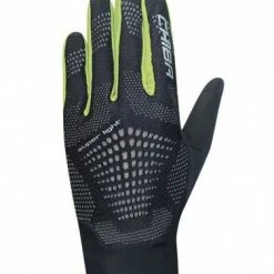 Chiba Superlight Fahrrad Handschuhe Lang Schwarz/gelb 2023