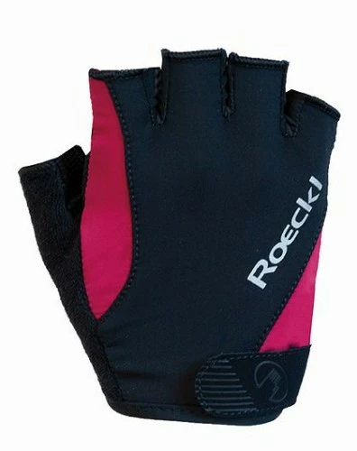 Roeckl Basel Fahrrad Handschuhe Kurz Schwarz/pink 2023 3 Roeckl Basel Fahrrad Handschuhe Kurz Schwarz/pink 2023