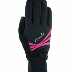 Roeckl Wilora Damen Winter Fahrrad Handschuhe Schwarz/pink 2022
