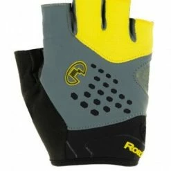 Roeckl Inovo Fahrrad Handschuhe Kurz Grau/gelb 2019