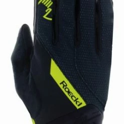 Roeckl Renon Winter Fahrrad Handschuhe Schwarz/gelb 2022