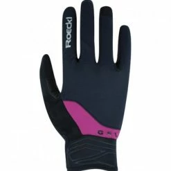 Roeckl Mori Fahrrad Handschuhe Lang Schwarz/berry 2022
