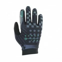 Ion Scrub Fahrrad Handschuhe Lang Schwarz/grün 2023