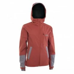 Ion Shelter 2L Softshell Damen Fahrrad Wind / Regenjacke Rot 2023