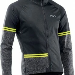 Northwave Extreme Fahrrad Regen/Winterjacke Schwarz/gelb 2022