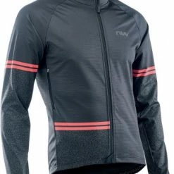 Northwave Extreme Fahrrad Regen/Winterjacke Grau/rot 2022