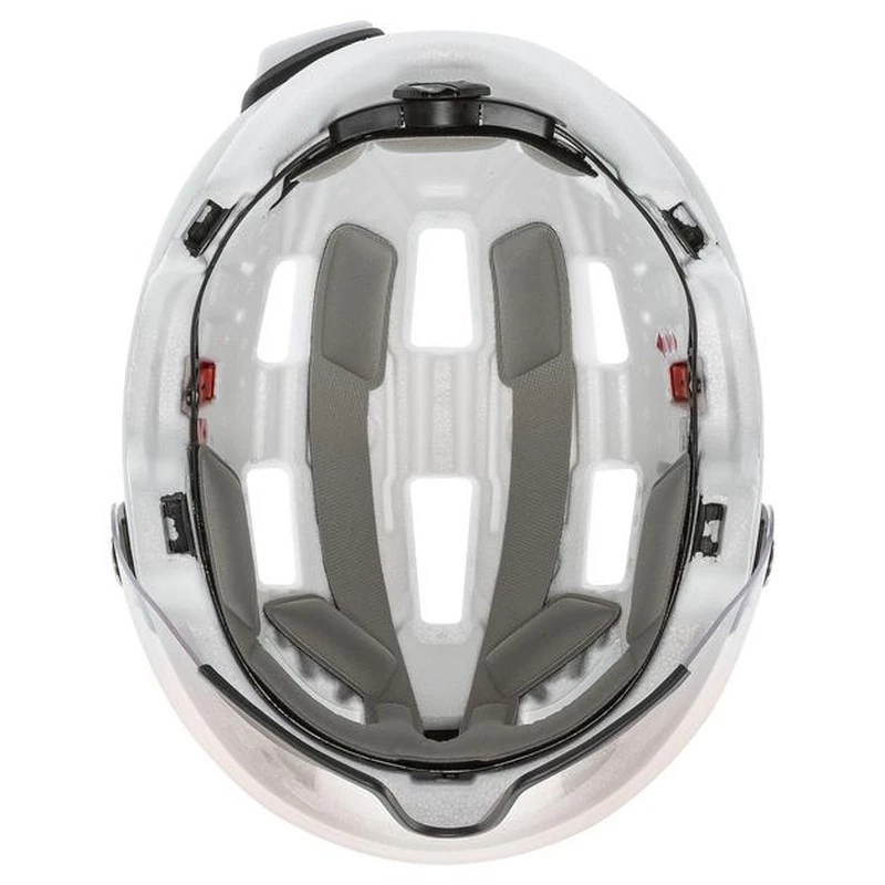 Uvex Rush Visor City Fahrrad Helm Matt Papyrus/grau 2022 7 Uvex Rush Visor City Fahrrad Helm Matt Papyrus/grau 2022 – Bild 5