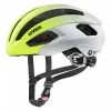 Uvex Rise CC Tocsen Rennrad Fahrrad Helm Matt Neon Gelb/silberfarben 2023