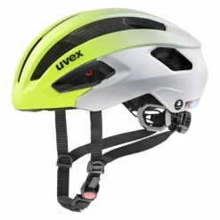 Uvex Rise CC Tocsen Rennrad Fahrrad Helm Matt Neon Gelb/silberfarben 2023