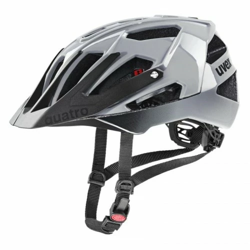 Uvex Quatro All Mountain MTB Fahrrad Helm Grau/schwarz 2023 3 Uvex Quatro All Mountain MTB Fahrrad Helm Grau/schwarz 2023