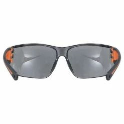 Uvex Sportstyle 204 Fahrrad / Sport Brille Schwarz/orange/mirror Silberfarben -Brillen Verkäufe S5305252316R1
