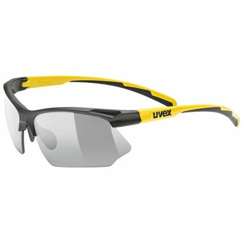 Uvex Sportstyle 802 V Fahrrad / Sport Brille Schwarz/gelb/smoke 3 Uvex Sportstyle 802 V Fahrrad / Sport Brille Schwarz/gelb/smoke