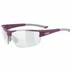Uvex Sportstyle 612 Vario Lite Fahrrad / Sport Brille Lila/smoke