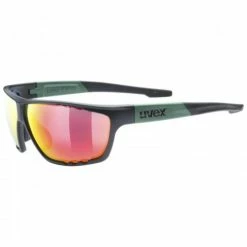 Uvex Sportstyle 706 Fahrrad / Sport Brille Grün/schwarz/mirror Rot