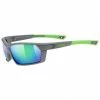 Uvex Sportstyle 225 Fahrrad Sport Brille Grau/grün/mirror Grün