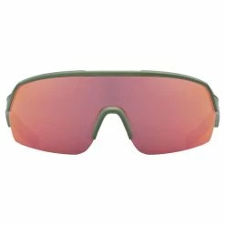 Uvex Sportstyle 227 Fahrrad / Sport Brille Grün/mirror Rot -Brillen Verkäufe S5320667716F1