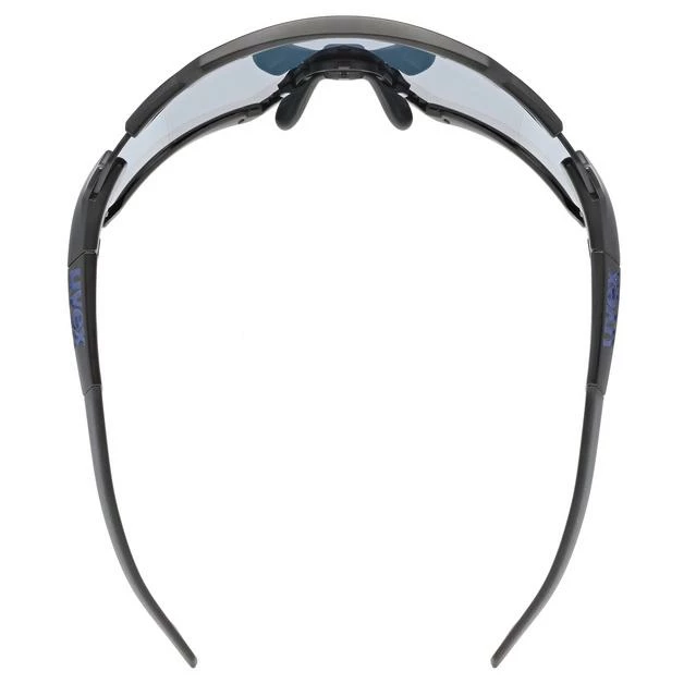 Uvex Sportstyle 228 Fahrrad / Sport Brille Matt Schwarz/mirror Blau 7 Uvex Sportstyle 228 Fahrrad / Sport Brille Matt Schwarz/mirror Blau – Bild 5