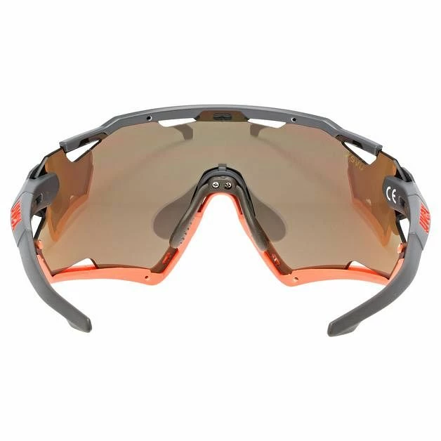Uvex Sportstyle 228 Fahrrad / Sport Brille Grau/orange/mirror Orange 6 Uvex Sportstyle 228 Fahrrad / Sport Brille Grau/orange/mirror Orange – Bild 4