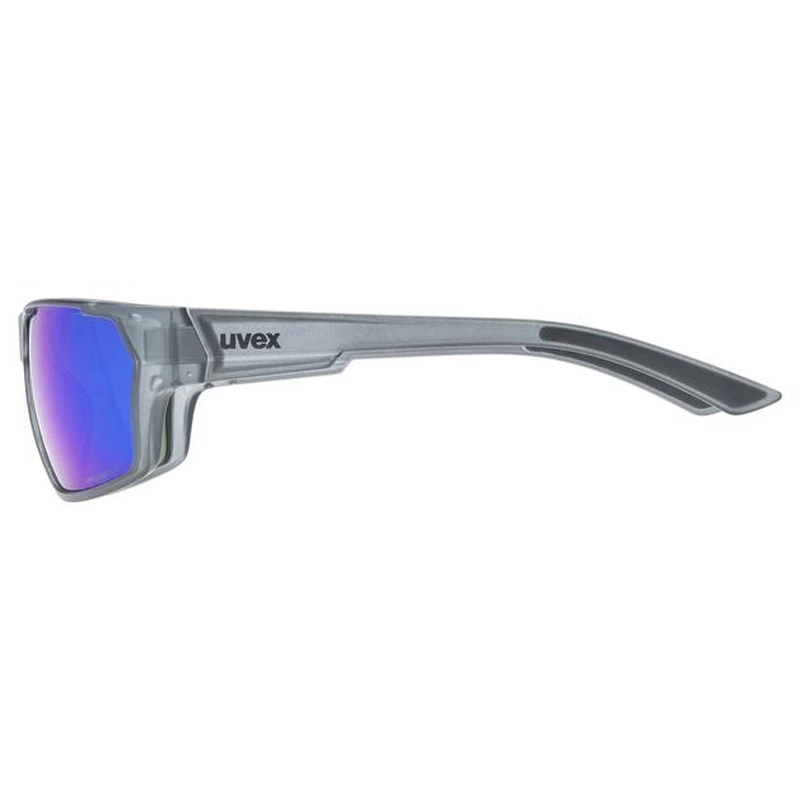 Uvex Sportstyle 233 Polavision Sport / Freizeit Brille Matt Grau/mirror Blau 5 Uvex Sportstyle 233 Polavision Sport / Freizeit Brille Matt Grau/mirror Blau – Bild 3
